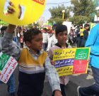 حماسه پرشور راهپیمایی مردم عنبرآباد در ۲۲ بهمن