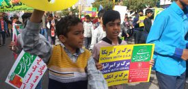 حماسه پرشور راهپیمایی مردم عنبرآباد در ۲۲ بهمن