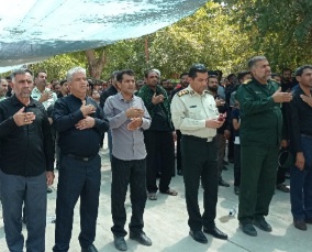 راهپیمایی جاماندگان اربعین حسینی در عنبرآباد برگزار شد