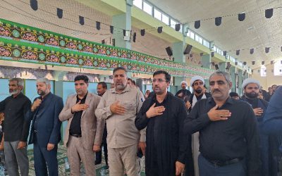 عزاداری تاسوعا حسینی در عنبرآباد