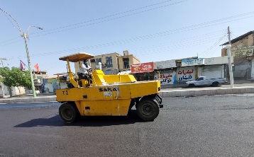 دو معبر اصلی شهر عنبرآباد آسفالت شد