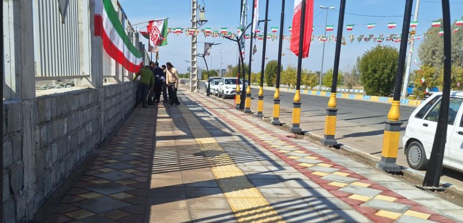 افتتاح پروژه احداث پیاده رو و روشنایی بلوار ولیعصر شهر دوساری 
