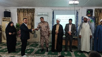 تجلیل از فعالان فضای مجازی بسیج در عنبرآباد 