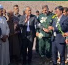 محل فرود بالگرد رئیس‌جمهور شهید در روستای محروم تنگ‌شاه گلباران شد