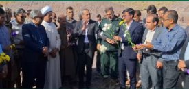 محل فرود بالگرد رئیس‌جمهور شهید در روستای محروم تنگ‌شاه گلباران شد